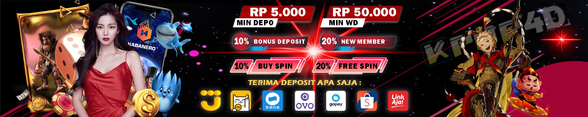 KPOP4D SLOT DEPOSIT 5000 SHOPEE OVO DANA GOPAY LINKAJA